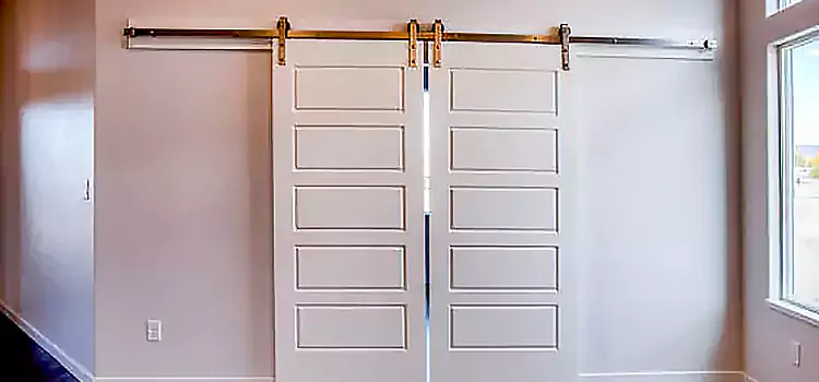 Glass Barn Door with Installation Hardware Kit Urbana