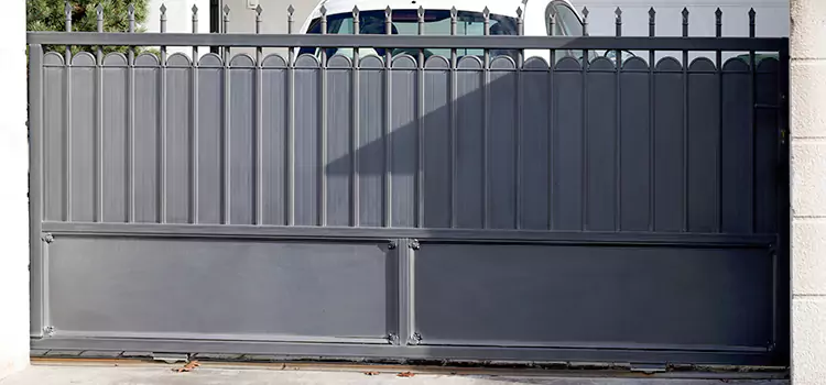 Metal Driveway Gate Installation Urbana